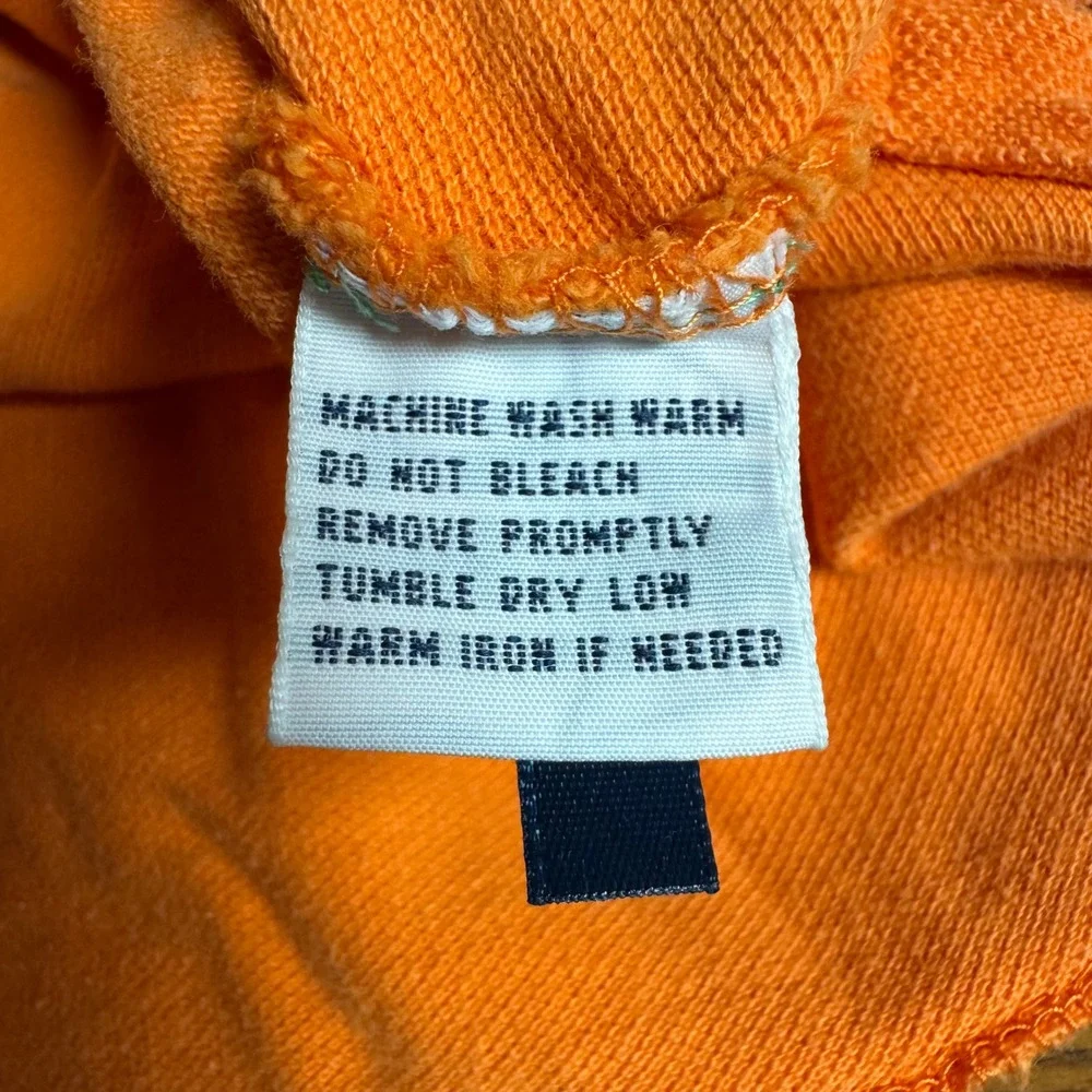 Polo‎ Ralph Lauren Mens XXL Orange Navy Blue Striped Colorblock Pique Polo Shirt